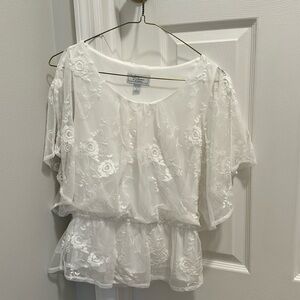 Dressy Blouse by Dressbarn Collection- Petite Small